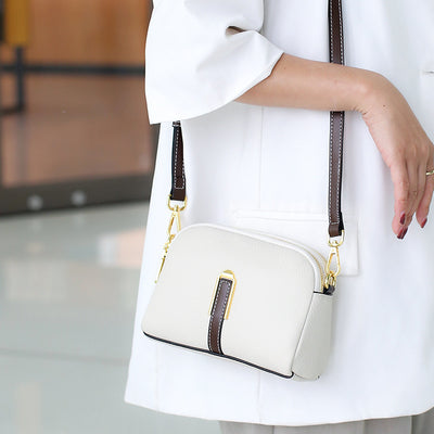 Layer Cowhide Large Capacity Square All-match Shoulder Bag