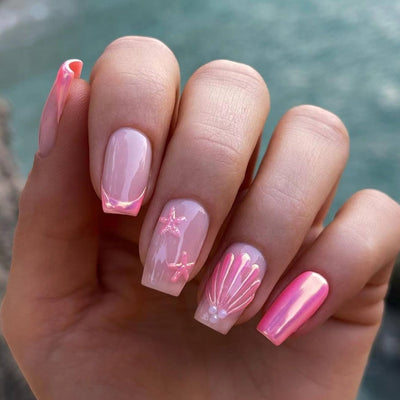 3D Three-dimensional Rhinestone Relief Fake Nails (30 styles) (x24)
