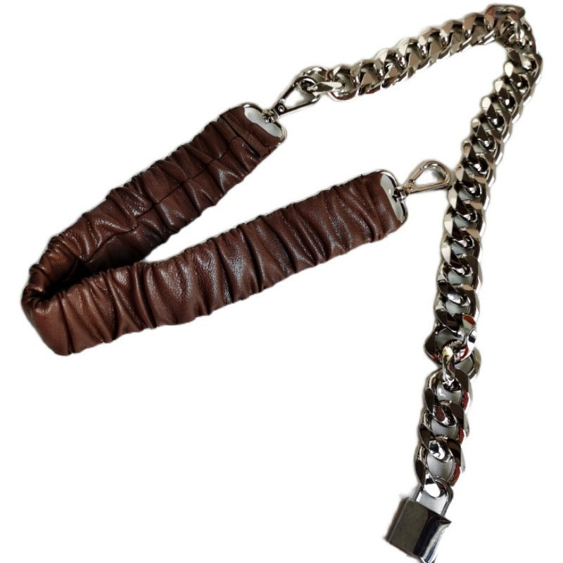 Belt Female Chain Stitching Elastic Waist With Skirt Girdle