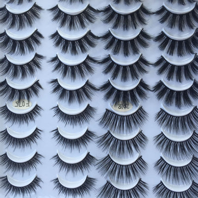 20 Pairs Of False Eyelashes Three-dimensional Multi-layer Mixed Eyelashes