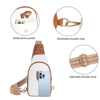 Sling Bag For Women Crossbody Fanny Packs For Women Leather Sling Chest Bag
