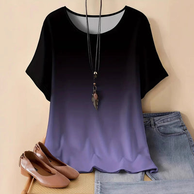 Casual Sports Loose Round Neck Short Sleeve Shirt (12 Colors)
