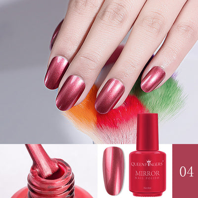 🌈✨ Mirror Chrome Nail Polish – High Shine Metallic Finish (30+ Colors, 8ml)