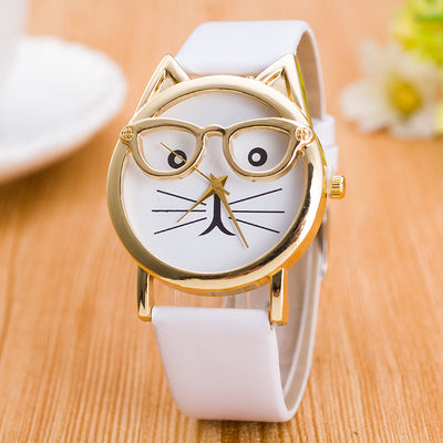 Lovely Cartoon Cat Watch