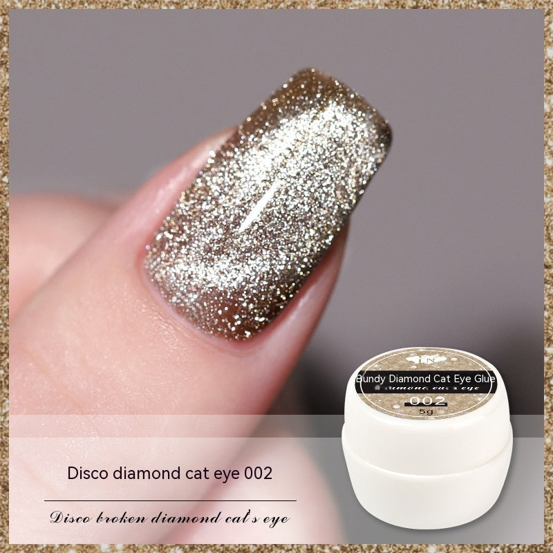 Disco Diamond Cat Eye Magnetic Nail Polish — 9 Colors, 5ml