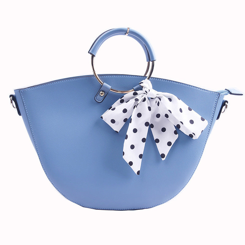 Fashion bow metal handbag messenger bagShoulder Bags