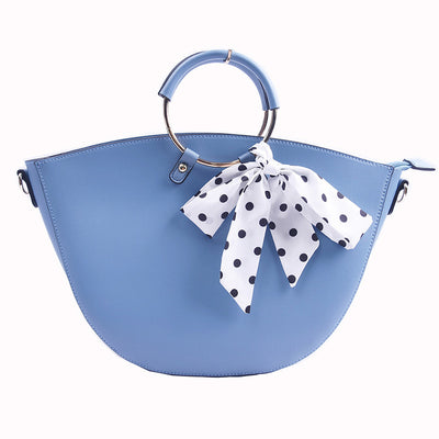 Fashion bow metal handbag messenger bagShoulder Bags