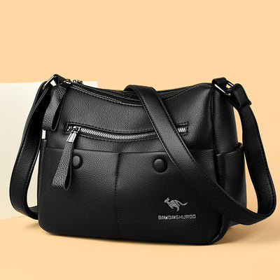 Mom Shoulder Simple All-matching Soft Leather Bag
