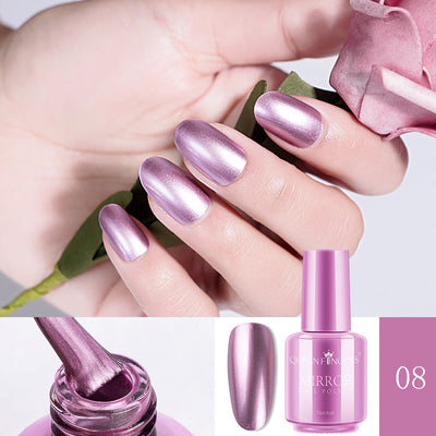 🌈✨ Mirror Chrome Nail Polish – High Shine Metallic Finish (30+ Colors, 8ml)