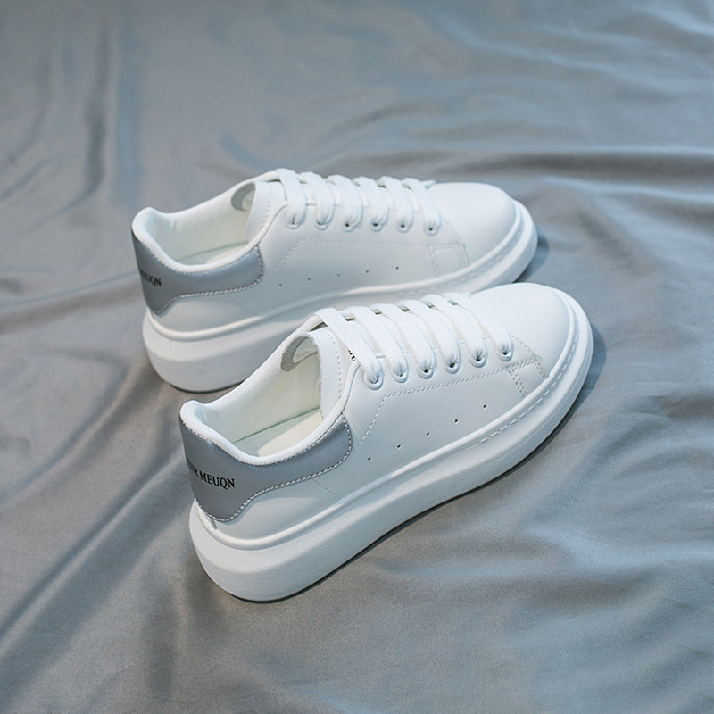 Microfiber Breathable Platform Height Increasing Shoes