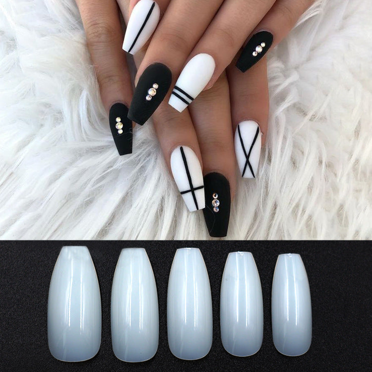 DIY with 500 transparent ballerina fake nails