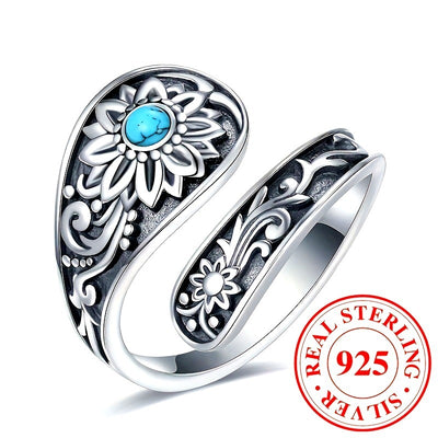Hand Crafted 925 Silver Spoon Ring