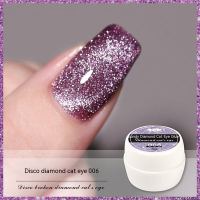 Disco Diamond Cat Eye Magnetic Nail Polish — 9 Colors, 5ml