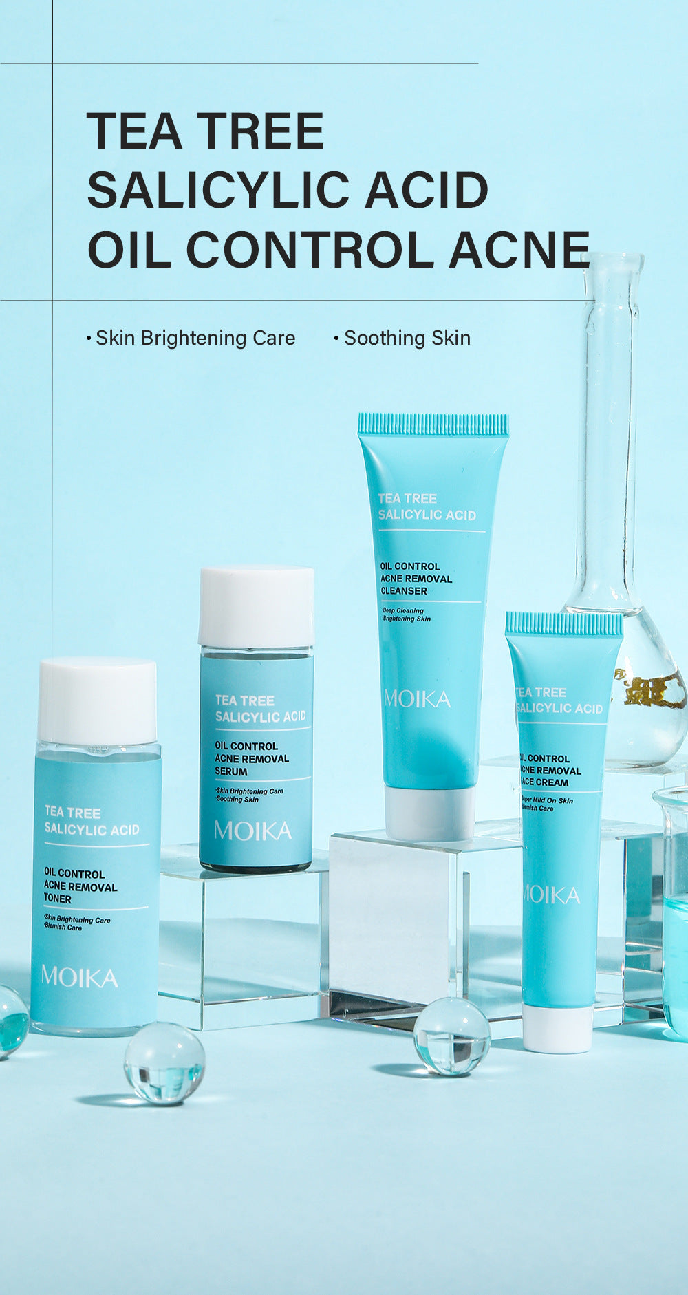 Tea Tree Salicylate Skin Care Set (ACNE Treatment)