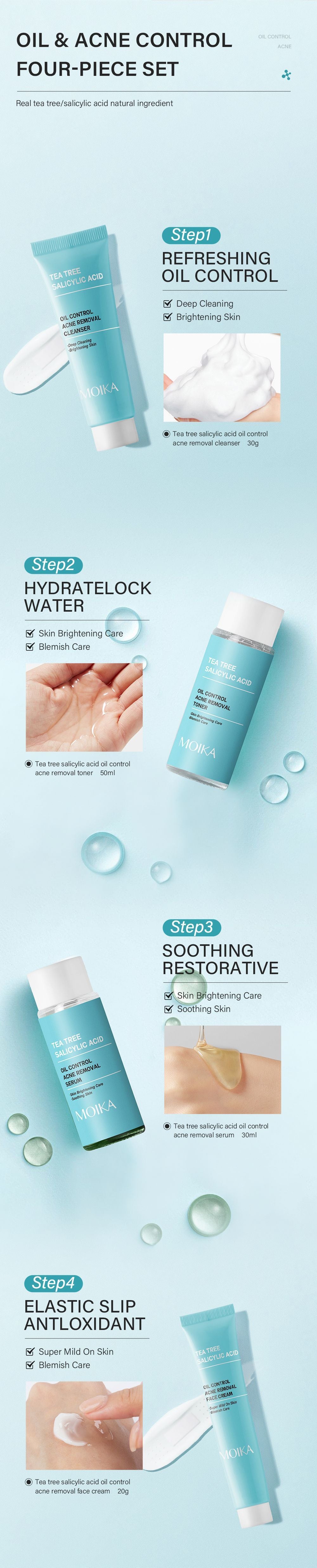 Tea Tree Salicylate Skin Care Set (ACNE Treatment)