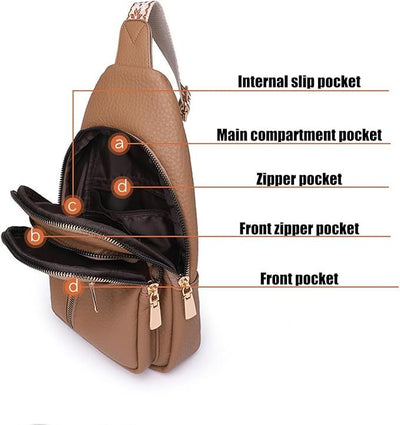 Vintage Style Women's Chest Bag