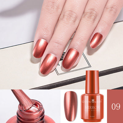 🌈✨ Mirror Chrome Nail Polish – High Shine Metallic Finish (30+ Colors, 8ml)