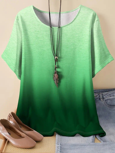 Casual Sports Loose Round Neck Short Sleeve Shirt (12 Colors)