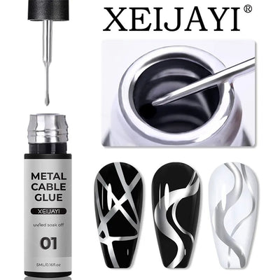 Line Pulling Nail Art Gel – Precision Striping Gel for Nail Designs (Multiple Colors)