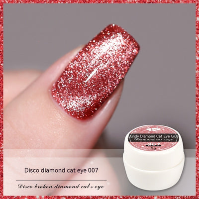 Disco Diamond Cat Eye Magnetic Nail Polish — 9 Colors, 5ml