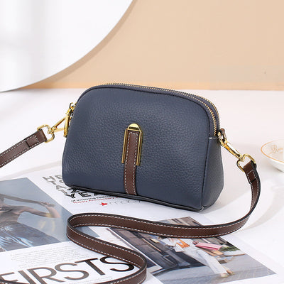 Layer Cowhide Large Capacity Square All-match Shoulder Bag
