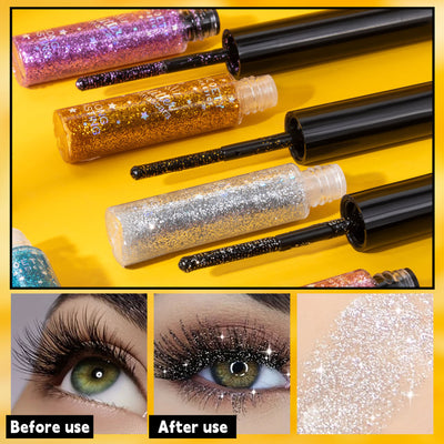 Color Mascara 5 Colors Waterproof No Smudge