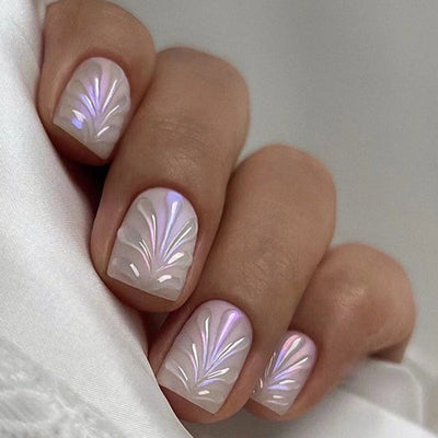 3D Three-dimensional Rhinestone Relief Fake Nails (30 styles) (x24)