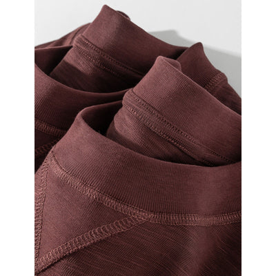 Inverted Triangle Idle Style Solid Color Simple T-shirt