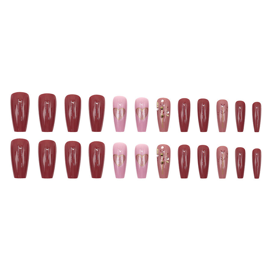 Blush Velvet — Matte Pink Press-On Nail Set (24 Pieces)