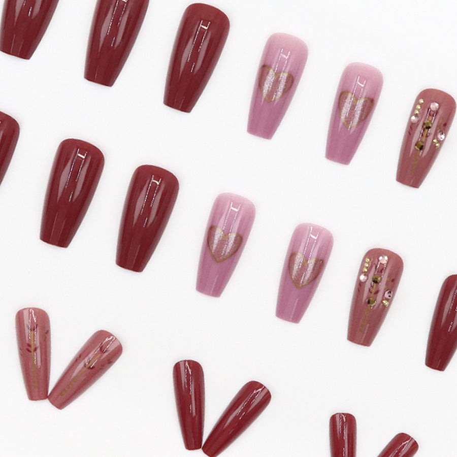 Blush Velvet — Matte Pink Press-On Nail Set (24 Pieces)