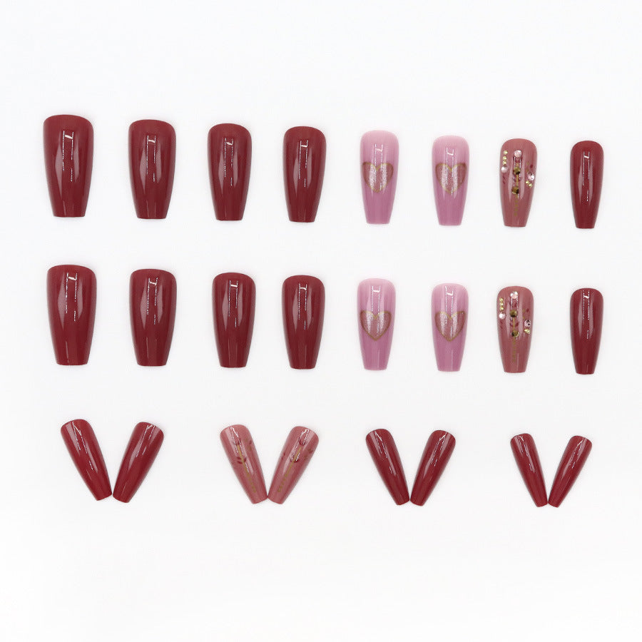 Blush Velvet — Matte Pink Press-On Nail Set (24 Pieces)