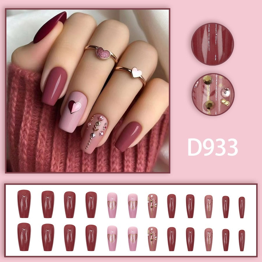 Blush Velvet — Matte Pink Press-On Nail Set (24 Pieces)