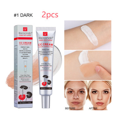 Moisturizing Correcting CC Cream Waterproof Anti-sweat Makeup Before Concealer