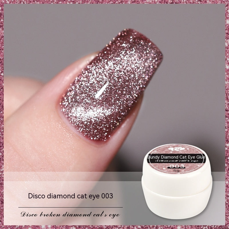 Disco Diamond Cat Eye Magnetic Nail Polish — 9 Colors, 5ml