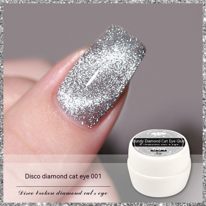 Disco Diamond Cat Eye Magnetic Nail Polish — 9 Colors, 5ml