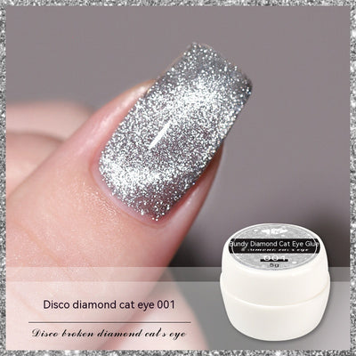 Disco Diamond Cat Eye Magnetic Nail Polish — 9 Colors, 5ml