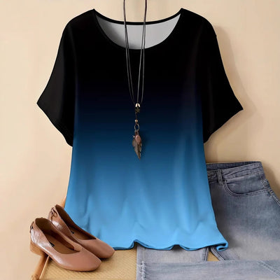 Casual Sports Loose Round Neck Short Sleeve Shirt (12 Colors)