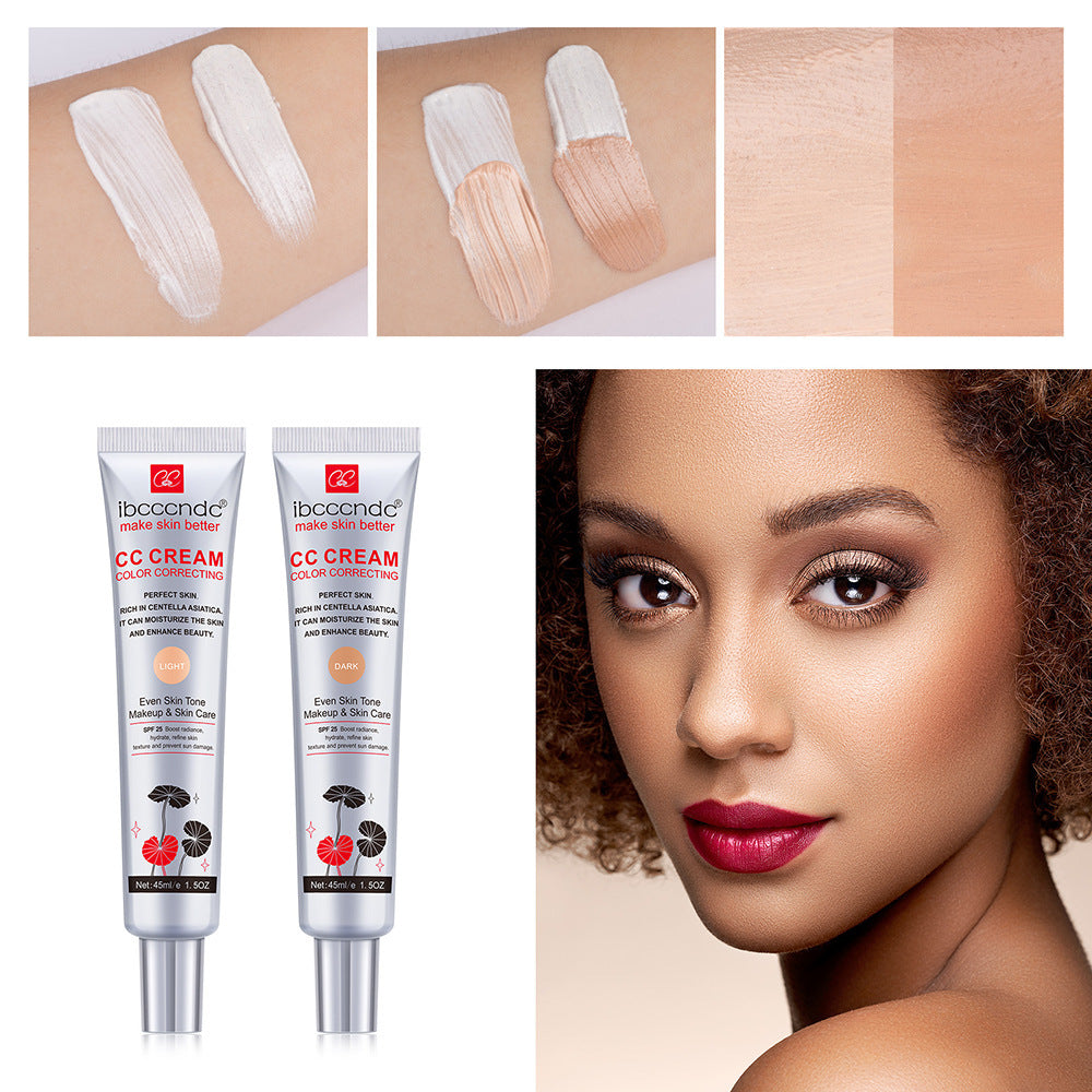 Moisturizing Correcting CC Cream Waterproof Anti-sweat Makeup Before Concealer