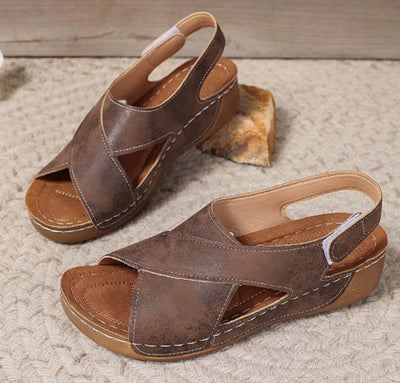 Roman Sandals Platform Platform With Skirt Casual Open Toe All-matching Beach