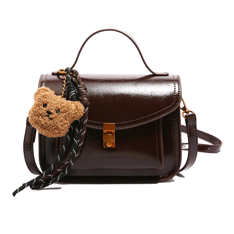 Niche Retro Portable Small Square Bag All-matching