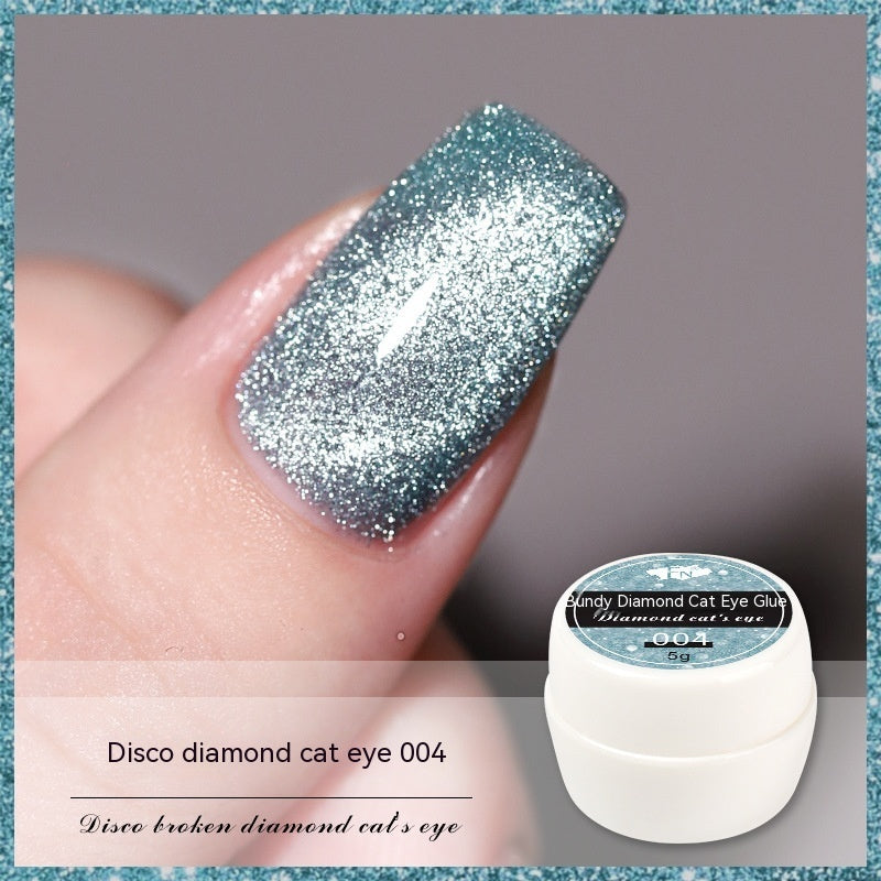 Disco Diamond Cat Eye Magnetic Nail Polish — 9 Colors, 5ml
