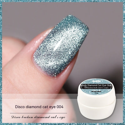 Disco Diamond Cat Eye Magnetic Nail Polish — 9 Colors, 5ml