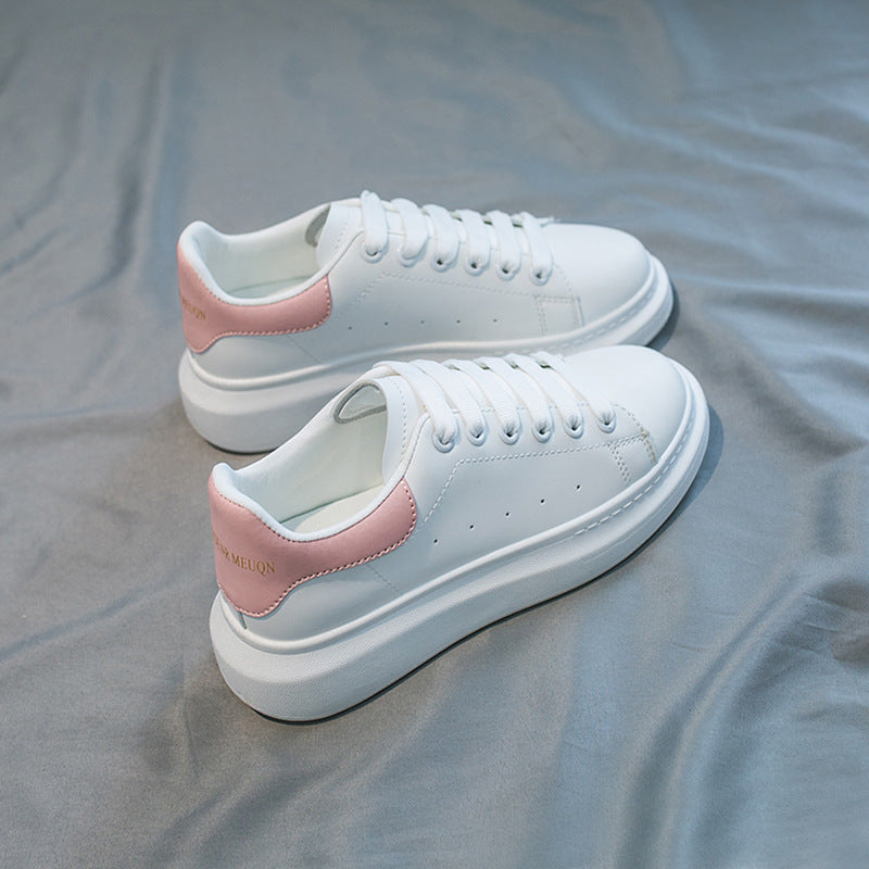Microfiber Breathable Platform Height Increasing Shoes