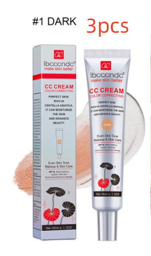 Moisturizing Correcting CC Cream Waterproof Anti-sweat Makeup Before Concealer
