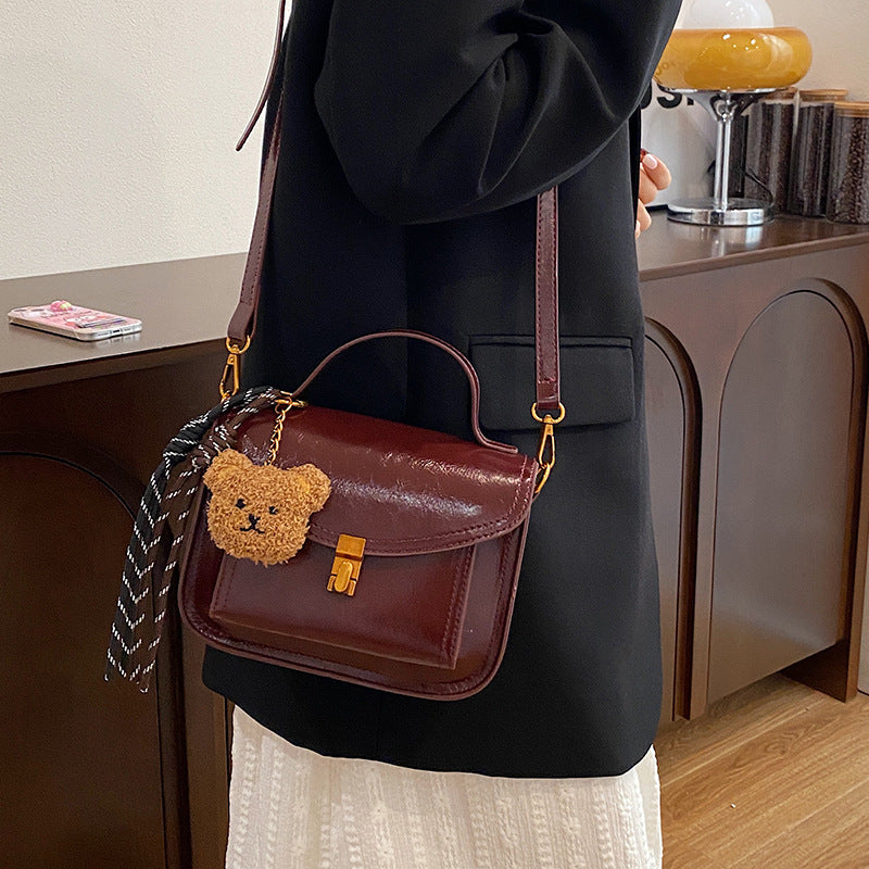 Niche Retro Portable Small Square Bag All-matching