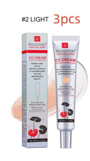Moisturizing Correcting CC Cream Waterproof Anti-sweat Makeup Before Concealer