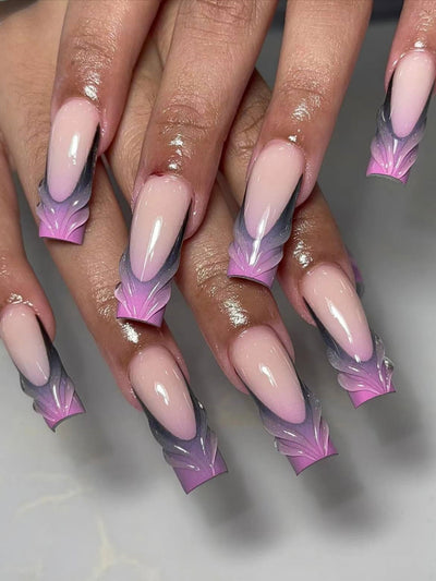 3D Three-dimensional Rhinestone Relief Fake Nails (30 styles) (x24)