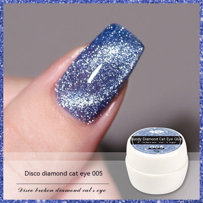 Disco Diamond Cat Eye Magnetic Nail Polish — 9 Colors, 5ml
