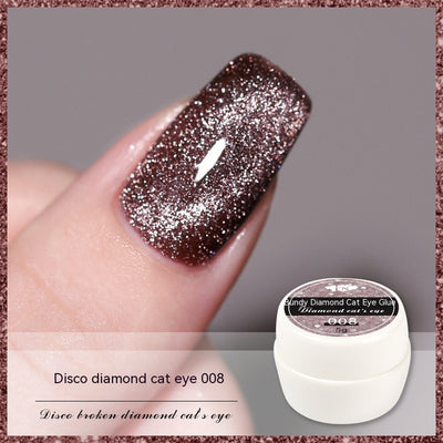 Disco Diamond Cat Eye Magnetic Nail Polish — 9 Colors, 5ml