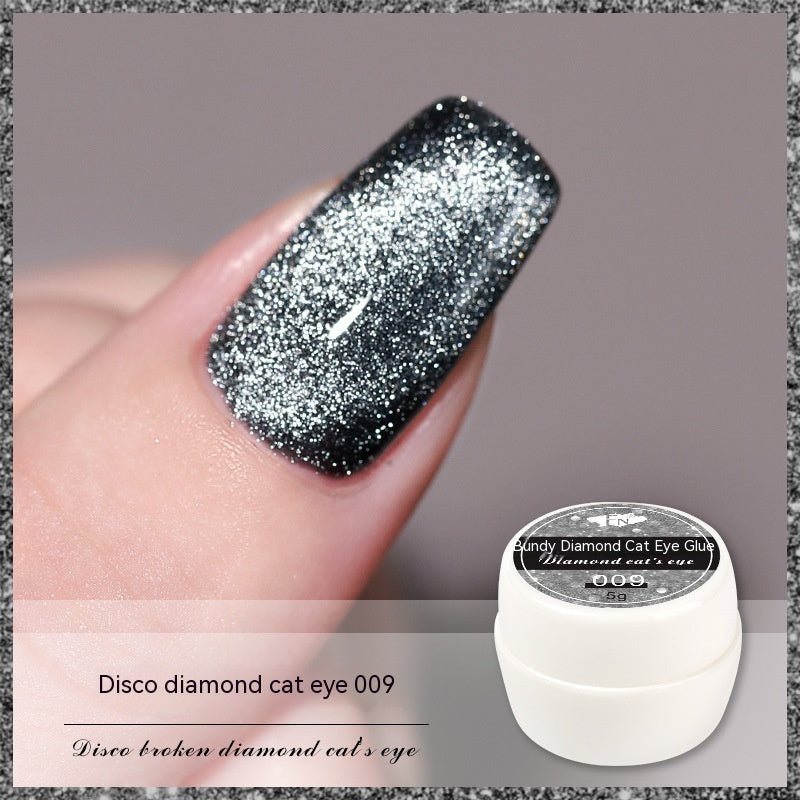 Disco Diamond Cat Eye Magnetic Nail Polish — 9 Colors, 5ml